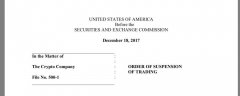 SEC暂停买卖在揭露买卖的“Crypto Company”上升后